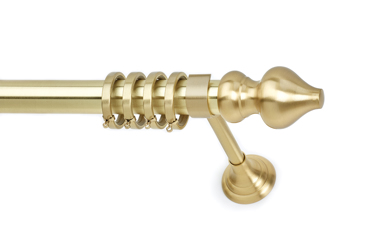 Anartisi Κουρτινόξυλο Φ35 Baroco Χρυσό Σατινέ